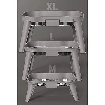 Pet feeding bowl with stand