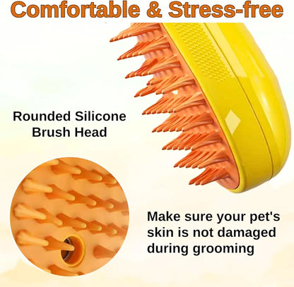 Cat steam brush