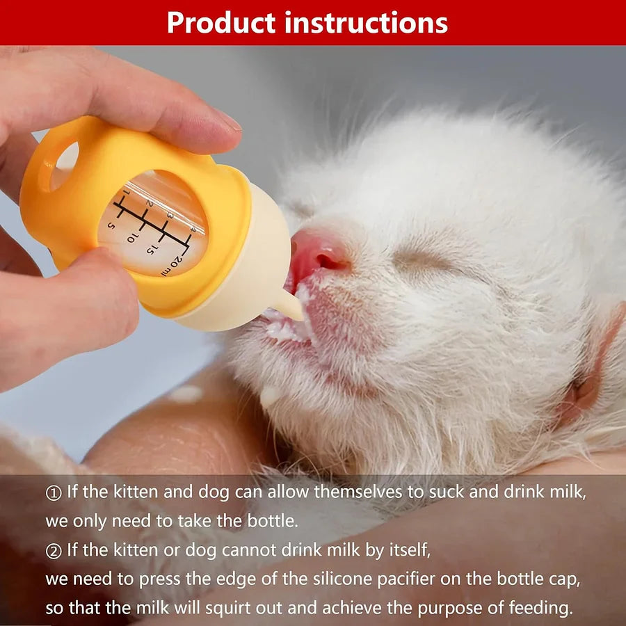 Pet feeding bottle