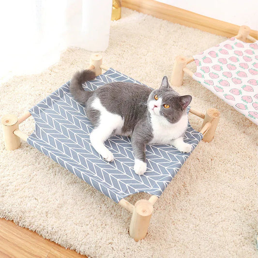 Pet wooden bed