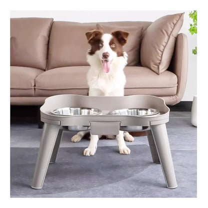 Pet feeding bowl with stand