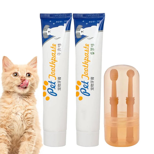 Pet toothpaste with brush