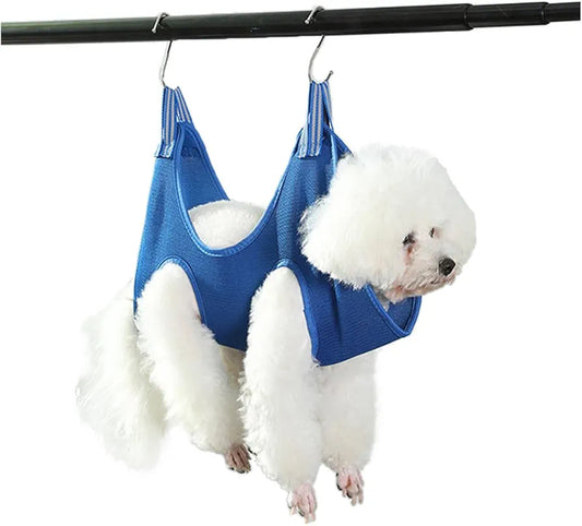 Pet grooming hammock