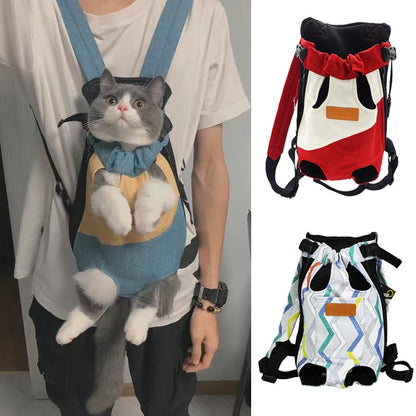Pet handle backpack