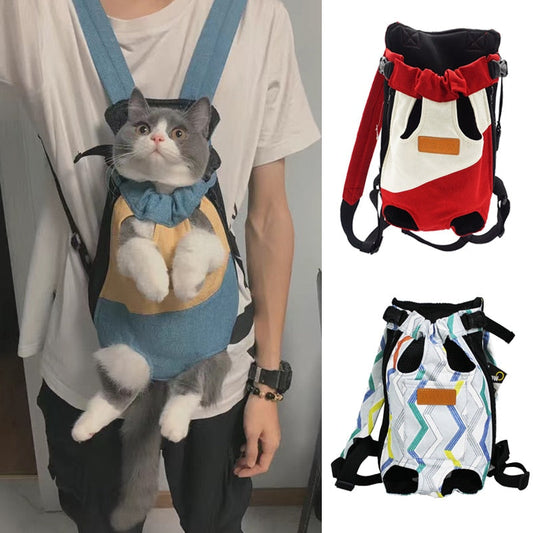 Pet handle backpack