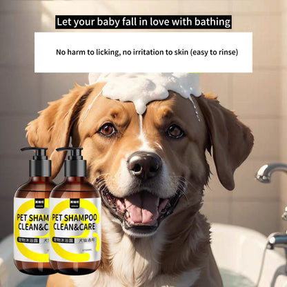 Pet Shampoo clean & clear+ Free bath brush