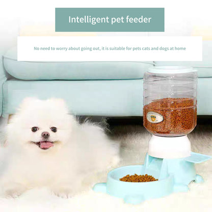 Pet self feeding toy