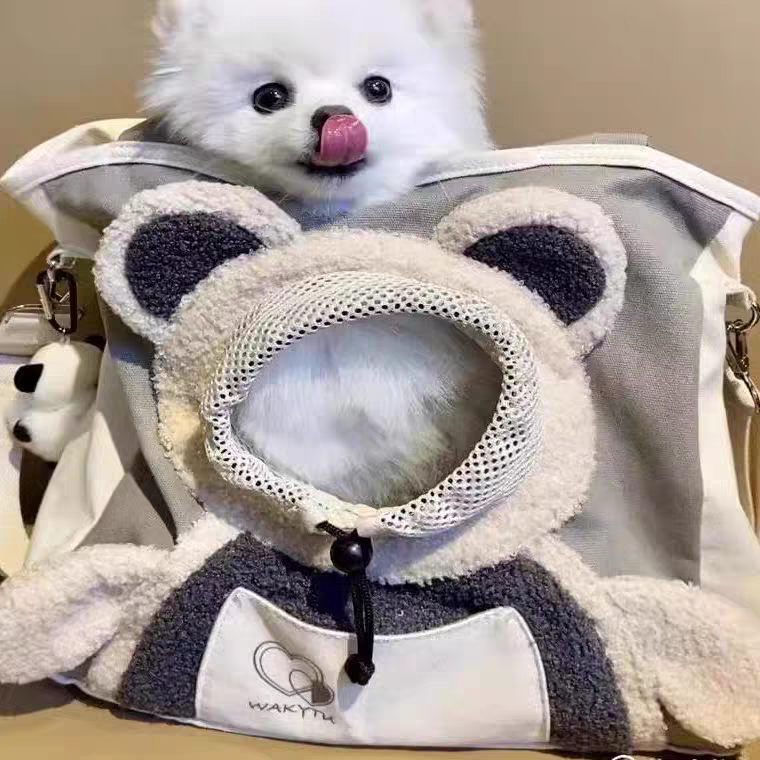 Pet carrier shoulder bag