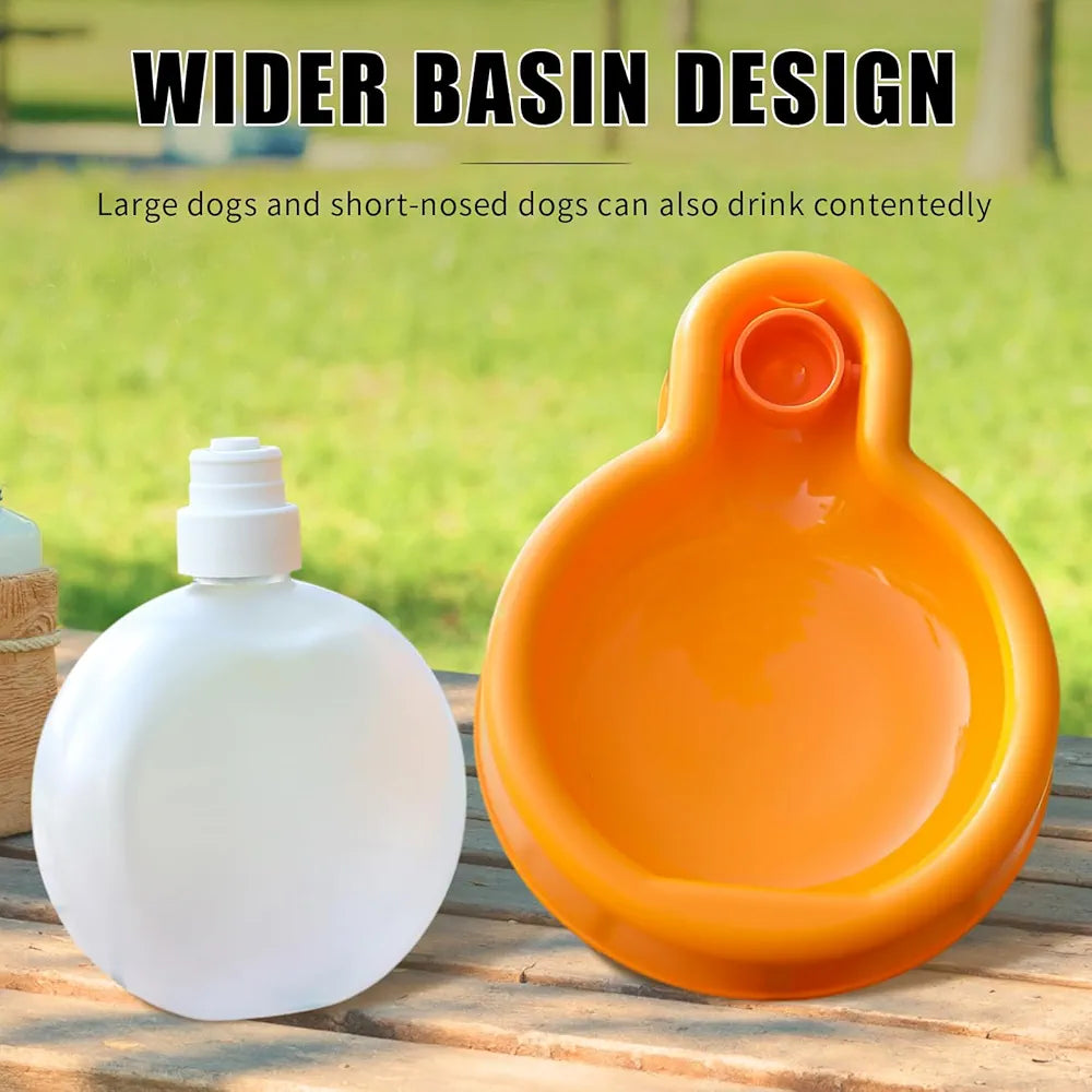 Pet outdoor Foldable water bottle