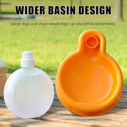 Pet outdoor Foldable water bottle