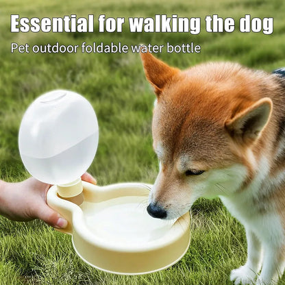 Pet outdoor Foldable water bottle
