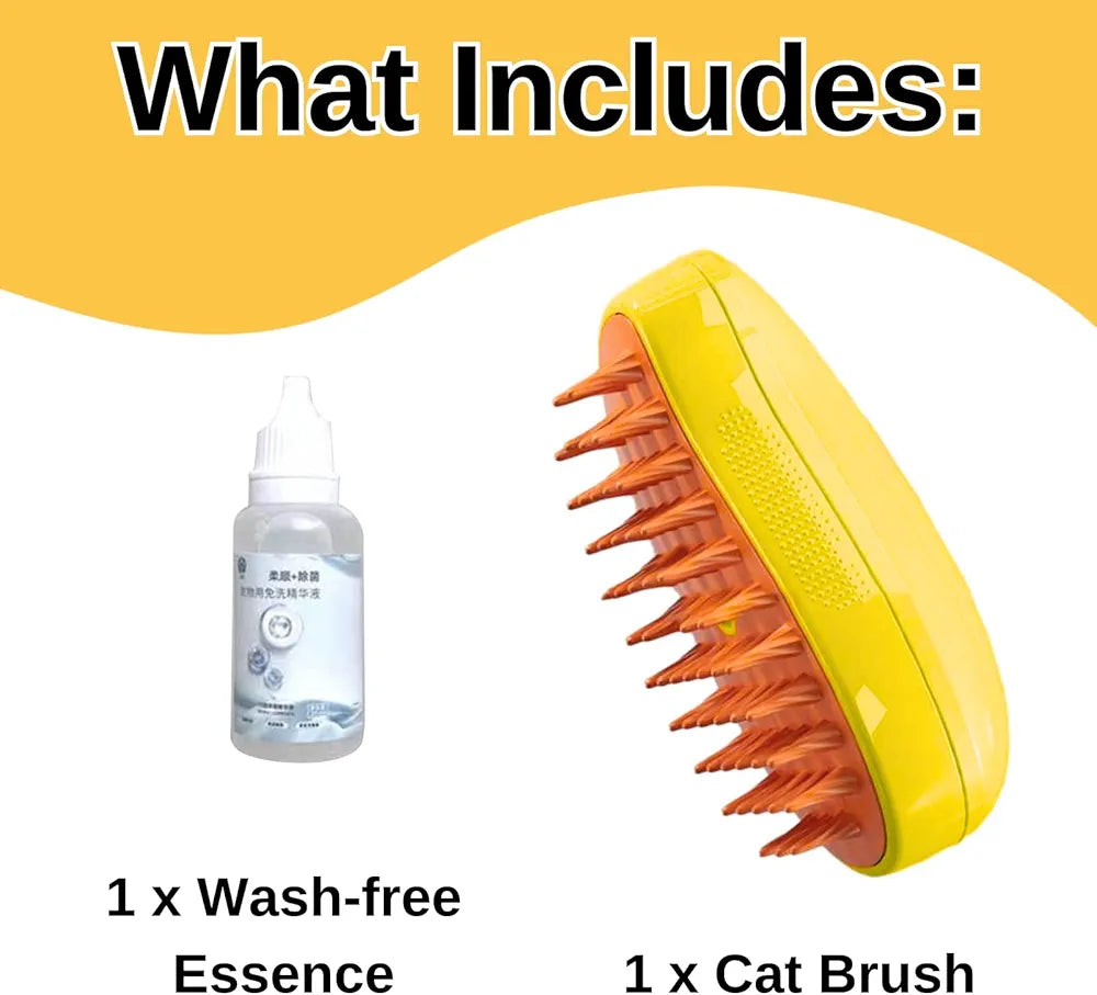 Cat steam brush