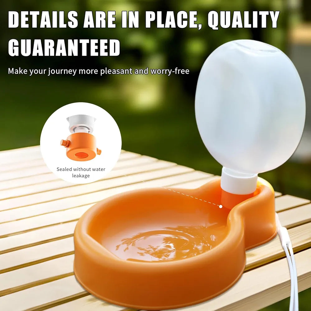 Pet outdoor Foldable water bottle