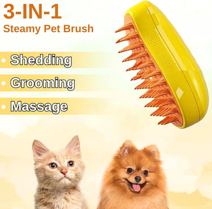 Cat steam brush